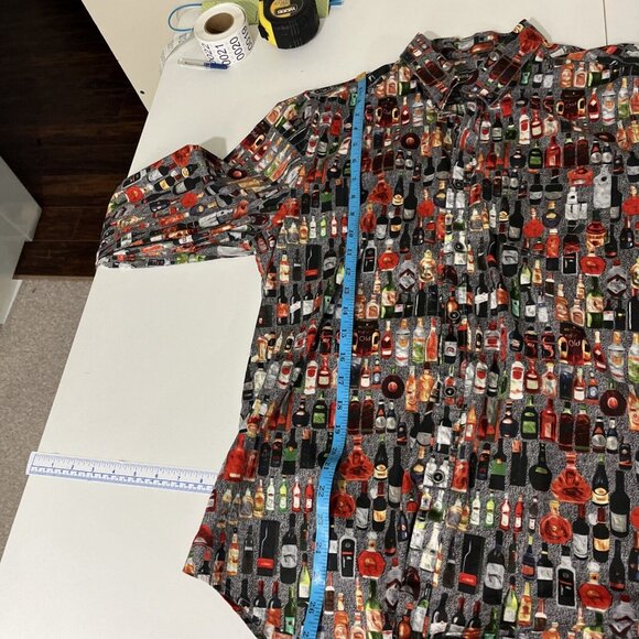 Paisley & Gray Slim Fit Wine & Spirits Cotton Dress Shirt Mens Size L 14 - Picture 10 of 11